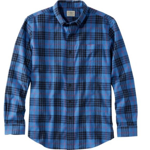 LLBean Men's Large Flannel, Brand New Unworn - Picture 1 of 5